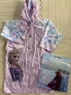 Disney Frozen II レインコート M130相当サイズ アナ雪エルサのサムネイル