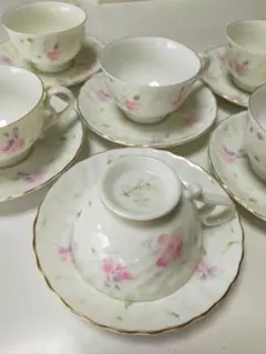 コーヒーカップ＆ソーサー　６客セット