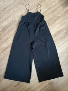 GLOBAL WORK/ブラック キャミソール サロペット ワイドパンツのサムネイル