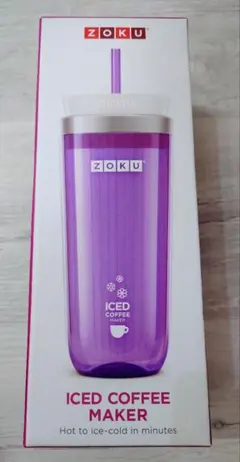 ZOKU ゾクー アイスコーヒーメーカー タンブラー パープルのサムネイル