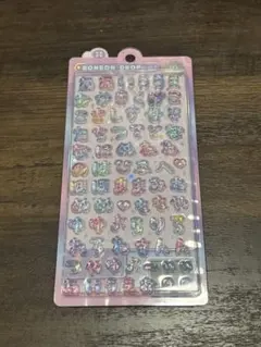 ボンボンドロップシール もじもじボンボン ひらがな クーリア 正規品