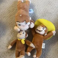おさるのジョージ ぬいぐるみ 3体セット