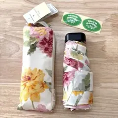 【新品未使用・タグ付き】Laura Ashley ダリアパレード 折りたたみ傘のサムネイル