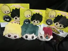 僕のヒーローアカデミア フェイスぬいぐるみキーホルダー 3個セット