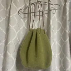 LOWRYS FARM グリーン ハンドバッグ