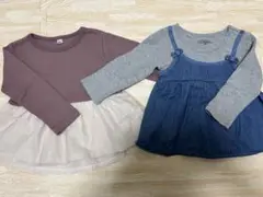 長袖トップスセット 80 2枚セット