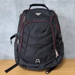 【美品】 FreeBiz リュック バックパック 旅行用 大容量 黒 耐久 丈夫