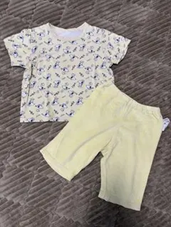 UNIQLOパジャマ スヌーピー 100cm イエローピンク2点セット