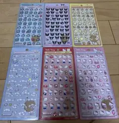 【正規品】【新品未開封】サンリオ　ボンボンドロップシール6種セット