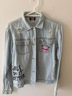 ANAP GIRL デニムジャケット ライトブルー