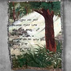 BOHP メッセージ ラグ マット 古着 景色 森 自然 木 タペストリー 絨毯