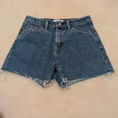MOUSSY デニムショートパンツ ブルーsize1