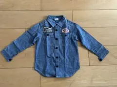JUNK STORE デニムブルー 長袖シャツ 110