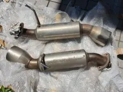 スリーキャッツ CKV36 スカイラインクーペ リアピースマフラー 100Φ真