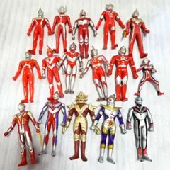 ウルトラマンフィギュア、ソフビ、まとめ売り 16体セット