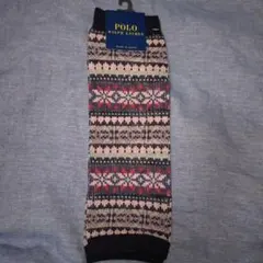 POLO RALPH LAUREN 페어아일 패턴 레그 워머