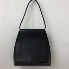 Sybilla 黒いレザーショルダーバッグ