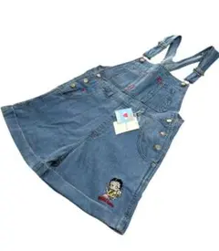 希少！ エンゼルブルー ‪✕‬ ベティ・ブープ デニムサロペット 150