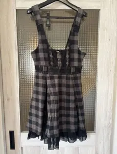 axes femmeアクシーズファム Mサイズ　ワンピース　チェック柄