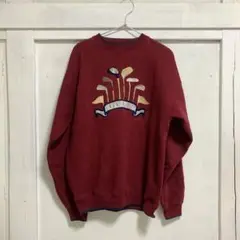 アメリカン　スウェット　古着 red cliff