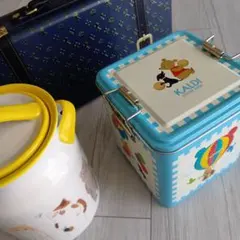 【KALDI】キャニスター 保存容器 小物入れ 空缶 3点セット まとめ売りのサムネイル