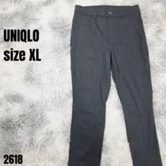 UNIQLO ユニクロ ダークグレー カジュアルパンツ XL 2618