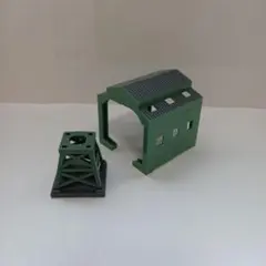 TOMY　カプセルトイ　 鉄道情景　情景パーツ