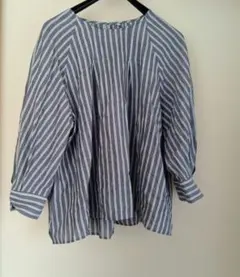 ストライプ 長袖シャツ