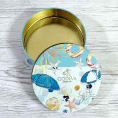 GODIVA(ゴディバ) サマーコレクション 丸缶 / 缶のみ(空き缶)のサムネイル