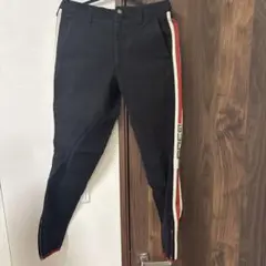 GUCCI　ロゴ　サイドライン　ギャバジン　スラックス　スキニーパンツ