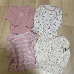 長袖肌着4枚セット　110