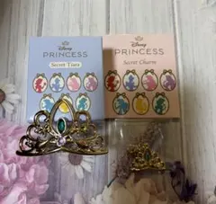 ディズニー　プリンセス　チャーム　ティアラ　ジャスミン　2点