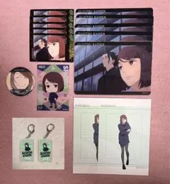 呪術廻戦　家入硝子　缶バッジ　カフェ　スナップカード　クリアカード　ポストカード