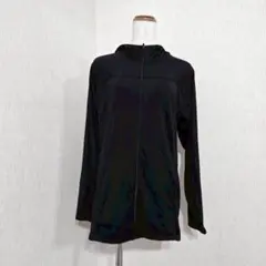 GU スポーツ トラックジャケット ブラック L フード付 ストレッチのサムネイル