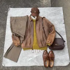 【3点コーデセット】古着男子 グランパコア オールド L.L.BEAN usa製