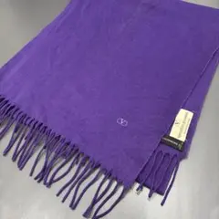 Valentino garavani カシミヤ ストール　紫のサムネイル