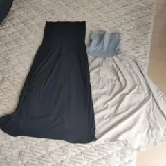 マタニティ スカート 黒 ベージュ