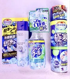 小林製薬 熱中対策 肌キンキン シャツクール 極寒スプレー 3点セットのサムネイル