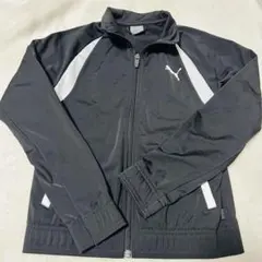 PUMA プーマ ジャージ 上 160 ブラック キッズ トラックジャケット