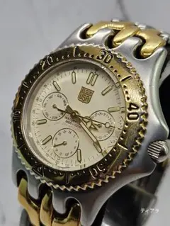 稼働・精度確認済】ELGIN エルジン メンズ腕時計 FK-367-A コンビ