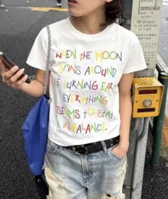 カラフルロゴプリント 半袖Tシャツのサムネイル