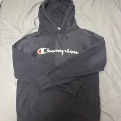 Champion ブラック パーカー Mサイズ
