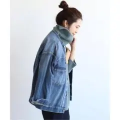 2025年最新】リメイクルーズデニムブルゾンの人気アイテム - メルカリ