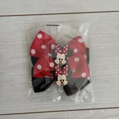 【新品未使用】ミニーマウス リボン ヘアアクセサリー ②