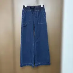 BLUE FRONCE ダークブルーワイドパンツ