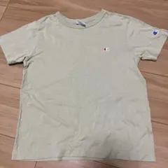 Champion ベージュ Tシャツ