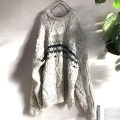 ！aran crafts アイルランド伝統のフィッシャーマンニット