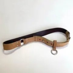 希少✨フランクダニエル イタリア製 ハーネスリングスエードベルト 90のサムネイル