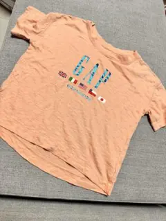 GAP オレンジ Tシャツ Mサイズ 国旗プリント
