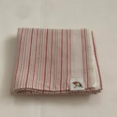 アーノルドパーマー　ハンカチ　ストライプ　ピンク　赤　大きめ